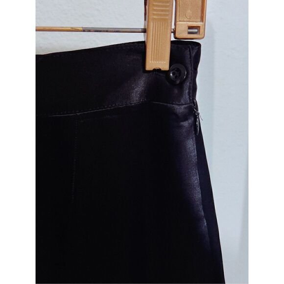 Vintage Beechers Brook Black Satin Structured Pants - Picture 4 of 4